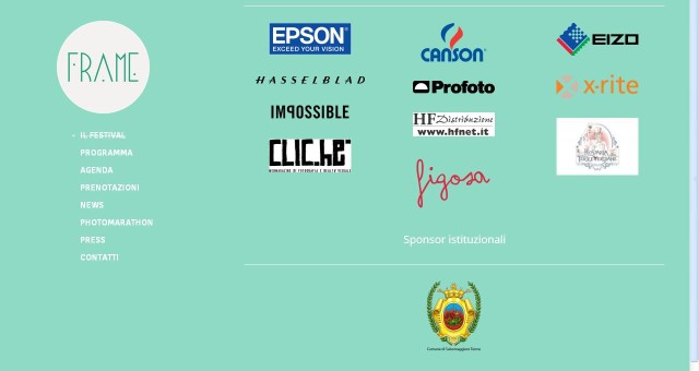 Figosa sponsor tecnico di “Frame Foto Festival”!