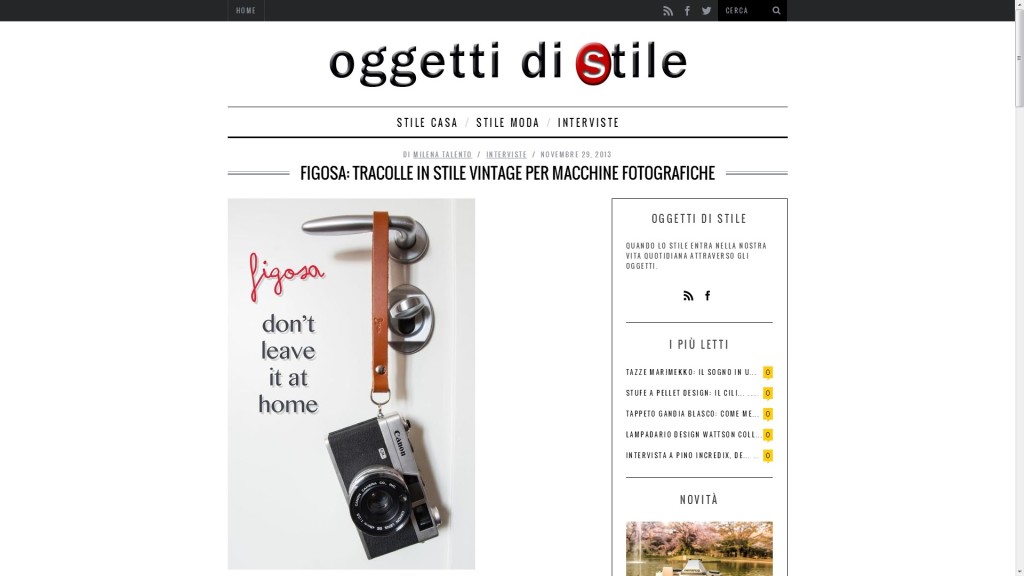 oggetti di stile