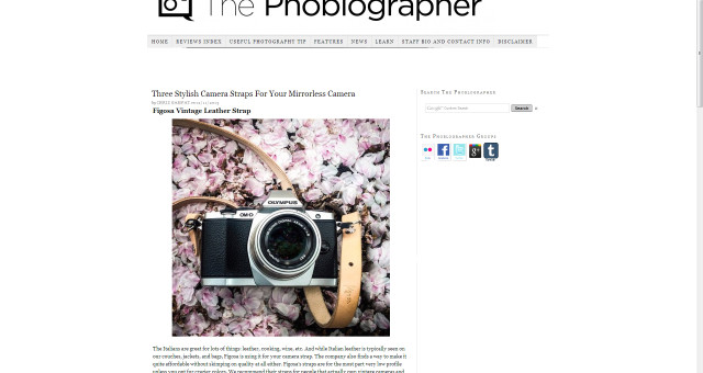 Figosa straps again on “The Phoblographer”!